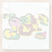 Turkey paint  glasuntersetzer (Rückseite)