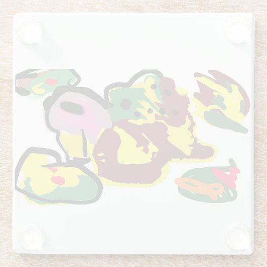 Turkey paint glasuntersetzer (Rückseite)