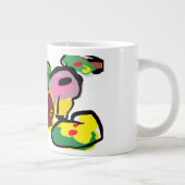 Turkey paint  Jumbo-Tasse (Rechts)