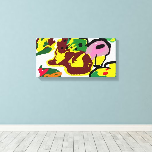 Turkey paint leinwanddruck (Insitu (Holzboden))