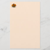Turkey Pilgrim Thanksgiving  Briefpapier (Rückseite)