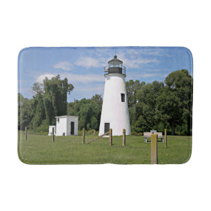 Turkey Point Lighthouse, Maryland Bath Mat Badematte