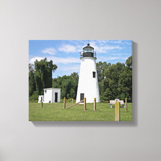 Turkey Point Lighthouse, Maryland Canvas Print Leinwanddruck (Vorderseite)