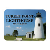 Turkey Point Lighthouse, Maryland Flexi Magnet (Horizontal)