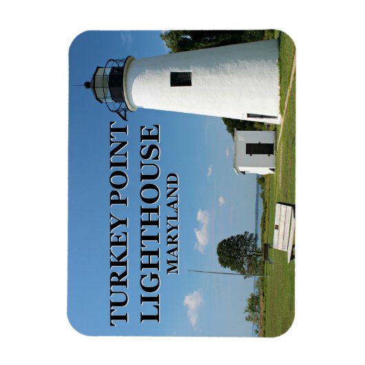 Turkey Point Lighthouse, Maryland Flexi Magnet (Vertikal)