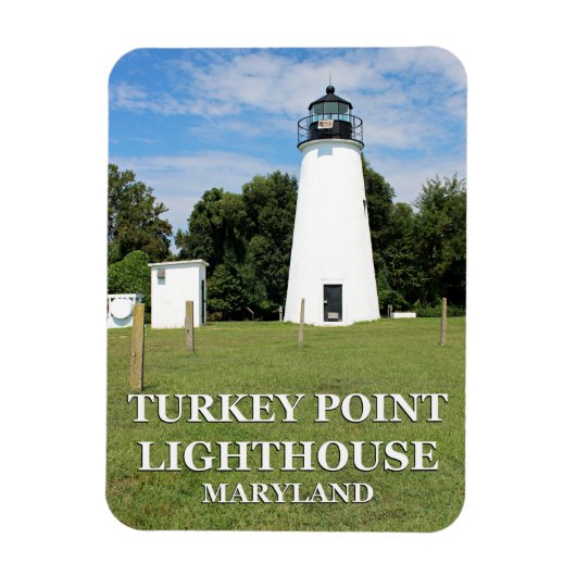 Turkey Point Lighthouse, Maryland Flexi Magnet (Vertikal)