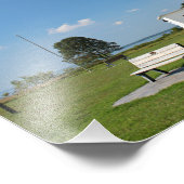 Turkey Point Lighthouse, Maryland Foto Print (Ecke)