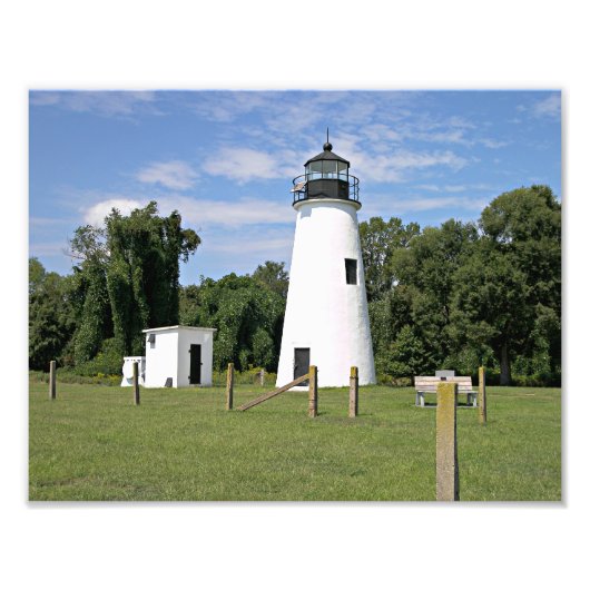 Turkey Point Lighthouse, Maryland Foto Print (Vorne)