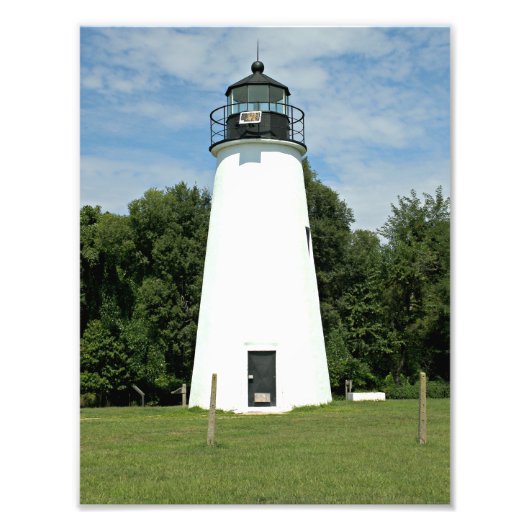Turkey Point Lighthouse, Maryland Foto Print (Vorne)