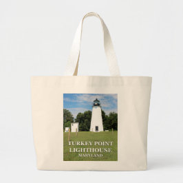 Turkey Point Lighthouse, Maryland Jumbo Tote Bag Jumbo Stoffbeutel