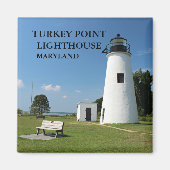 Turkey Point Lighthouse, Maryland Magnet (Vorne)