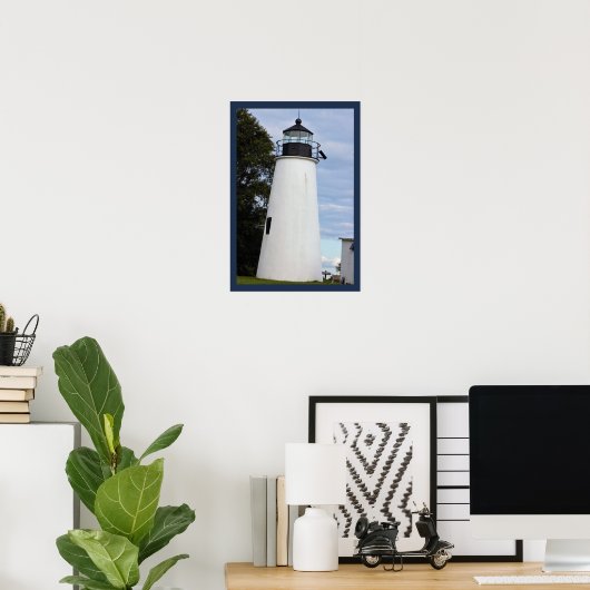 Turkey Point Lighthouse Maryland Poster (Heimbüro)