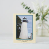 Turkey Point Lighthouse Maryland Postkarte (Stehend Vorderseite)
