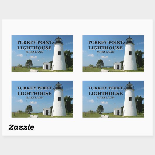 Turkey Point Lighthouse, Maryland Stickers (Blatt)