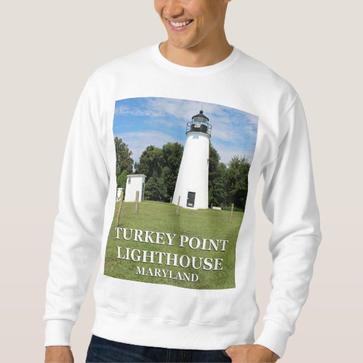 Turkey Point Lighthouse, Maryland Sweatshirt (Vorderseite)
