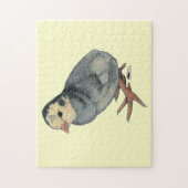 Turkey Poult Blue Slate Puzzle (Vertikal)