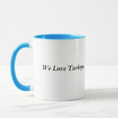 Turkey Poult Blue Slate Tasse (Links)