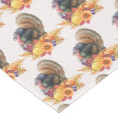 Turkey Pumpkins Erntedank Table Runner Mittelgroßer Tischläufer (Ecke)