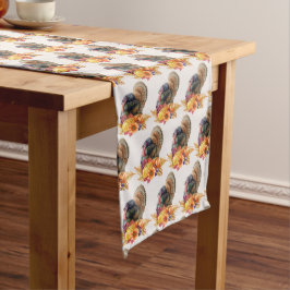 Turkey Pumpkins Erntedank Table Runner Mittelgroßer Tischläufer