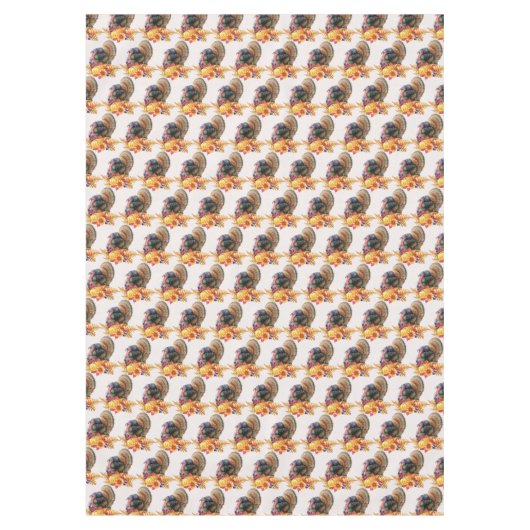 Turkey Pumpkins Erntedank Tablecloth Tischdecke (Vorderseite)