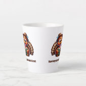 Turkey Reads Bester Erntedank Milchtasse (Vorderseite)