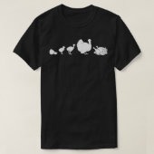 Turkey Roasted Evolution Fun Humor Funny Thanksgiv T-Shirt (Design vorne)