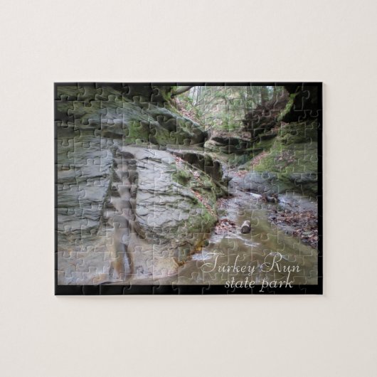 Turkey Run State Park Eroded Stairs Puzzle (Horizontal)