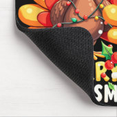 Turkey Santa Happy Merry Thanksmas Thanksgiving Ch Mousepad (Ecke)