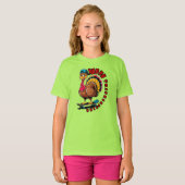 Turkey skateboard  Thanksgiving gift  T-Shirt (Vorne ganz)