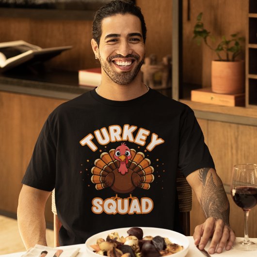 Turkey Squad, Fun Thanksgiving T-Shirt