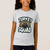 Turkey Squad, Fun Thanksgiving T-Shirt (Vorderseite)