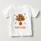 Turkey T - Shirt Baby T - Shirt Gobble Gobble T - (Vorderseite)