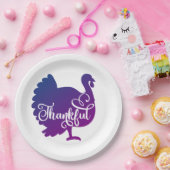 Turkey Thankful Pappteller (Party)