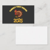 Turkey Trot Squad 2025 Visitenkarte (Vorne/Hinten)
