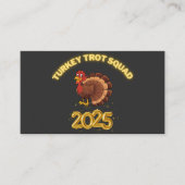 Turkey Trot Squad 2025 Visitenkarte (Vorderseite)