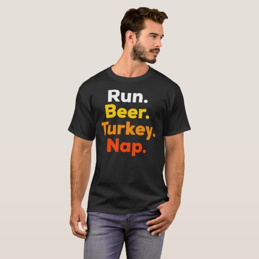 Turkey Trot Tshirt - Funny Erntedank Race Shirt (Vorne ganz)