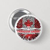 Turkey Turkish Canadian Canada Button (Vorne & Hinten)