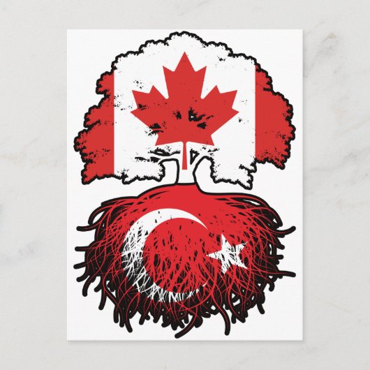 Turkey Turkish Canadian Canada Postkarte (Vorderseite)