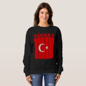 Turkey Türkiye Ankara Istanbul Turkish 5 Sweatshirt (Vorne ganz)