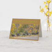 TURKEYS - happy thanksgiving day  Karte (Gelbe Blume)