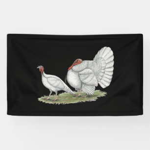 Turkeys White Holland Banner