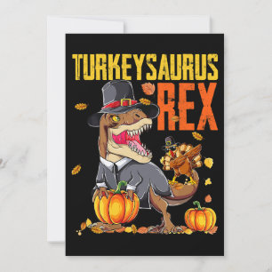 Turkeysaurus Rex Dab Türkei TRex Dinosaurier Thank Einladung