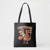Turkeysaurus Rex Dab Turkey Dino Kleinkind Boys Tasche (Vorderseite)