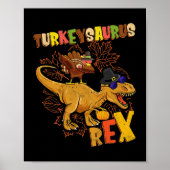 Turkeysaurus Rex Turkey Dinosaur Erntedank Todd Poster (Vorne)