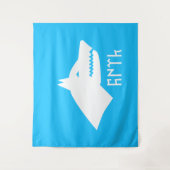 Turkic Gray Wolf - Gokturks Wandteppich (Vorderseite)