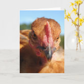 Turkin Pullet Karte (Gelbe Blume)