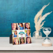 Türkis 8 Foto Collage Der Beste Vater der Welt Fotoplatte (InSitu)