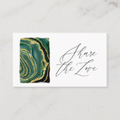 Türkis Agate Empfehlungskarte (Vorderseite)