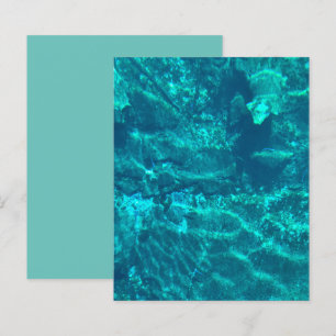 Türkis Aqua Reflections Scrapbook Paper