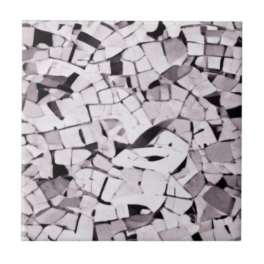 Türkis-Aquamarin-Mosaik Fliese (Vorderseite)